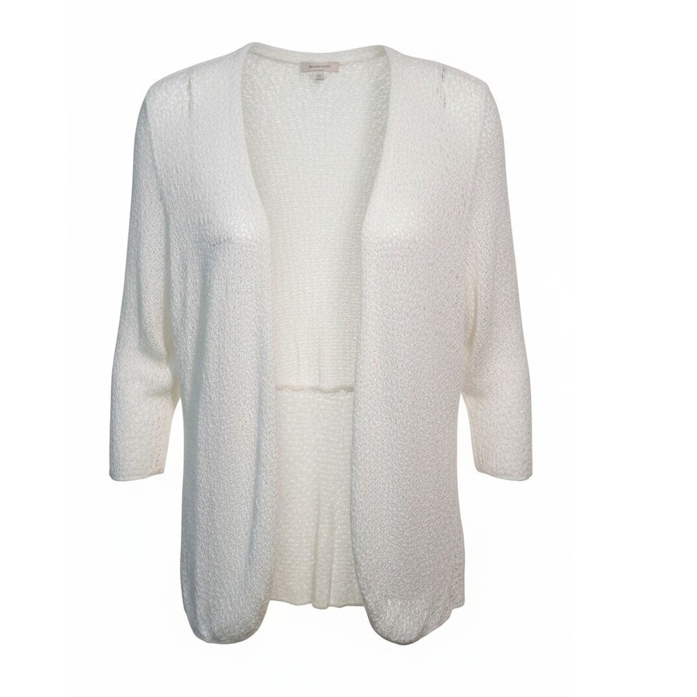 Eileen Fisher Open Knit Women's size XL Cotton Beach Resortwear Casual Cardigan
